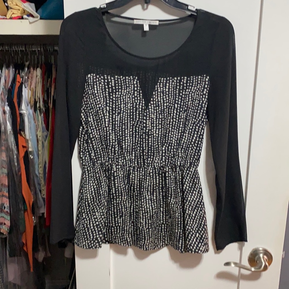 Saks top. Peplum